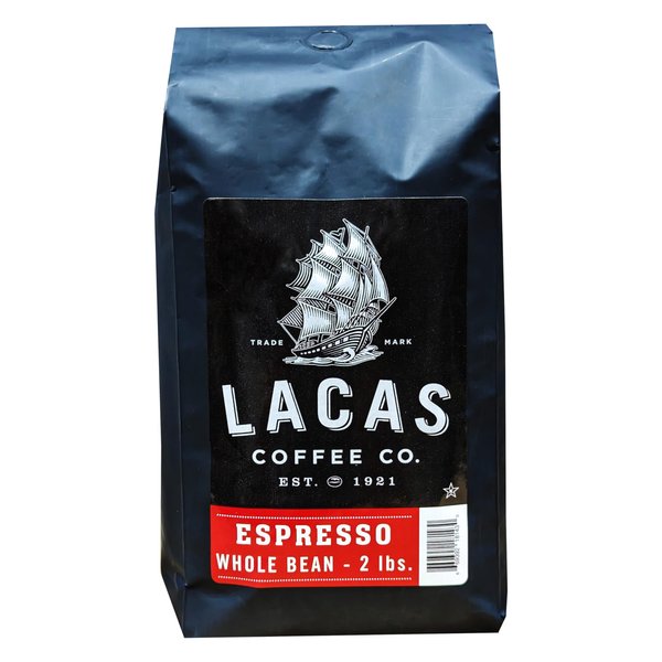 Lacas Coffee Company Espresso Whole Bean 2 lbs.