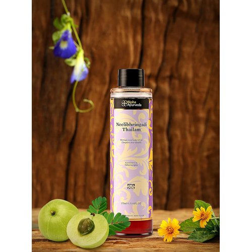 Bipha Ayurveda Neelibringadi Hair Oil 175 Ml (Pack Of 1) Burgundy