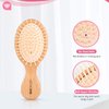 Mini Hair brush,Detangling Brush for Thick Curly Thin Long Short Wet or Dry Hair, Pocket Travel Small Paddle Hair Brush for Men Women Kids