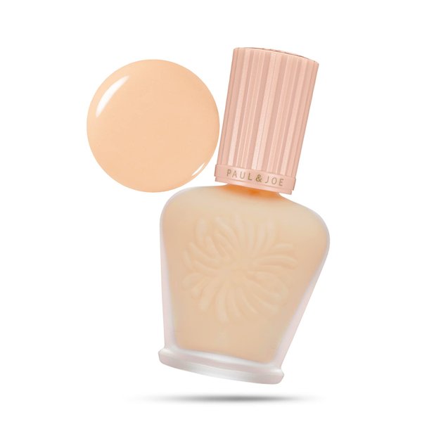 Paul & Joe Moisturizing Foundation Primer, Lightweight, Sheer and illuminating Foundation Makeup with Jojoba Oil, Face Makeup Base for Orange Undertones, Primer S 02 Orange, 1 fl oz