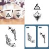 Hotoyannia 72 Sheets Tiny Temporary Tattoos Stickers, Fake Tattoos That Look Real And Last Long, Halloween Tattoos Include Black Scary Wolf Lion Tiger Skeleton Skull Tattoos