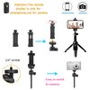 bluehorn Selfie Stick Portable 40 Inch Aluminum Alloy Selfie Stick Phone Tripod with Wireless Remote Shutter Compatible with All Cell Phones for Selfie/Video Recording/Photo/Live Stream/Vlog