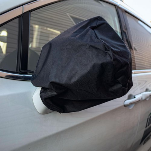 EcoNour Car Side Mirror Snow Cover (2 Pack) | Fits for Most Cars, SUV's, Vans and Trucks | Waterproof Material | Soft Snow Mirror Cover Keeps Ice and Snow Off (14” x 15”)