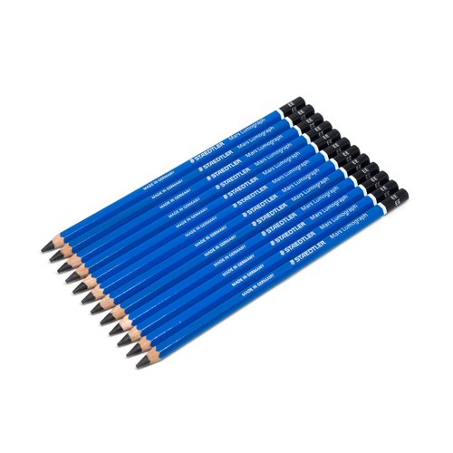 Staedtler Mars Lumograph Writing, Drawing, Sketching Pencil (Box of 12) (EE)