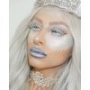 LA Splash Cosmetics Metallic White Loose Glitter Eyeshadow Powder for Carnival/Masquerade/Party/Holiday - Crystallized Glitter (Platinum Fizz)