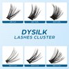 DYSILK Lashes Clusters Individual Lashes - Fluffy Lash Clusters 280pcs DIY Lash Extension Mink Eyelash Clusters Wispy 10-16mm Volume Lash Clusters C Curl Reusable (60D+80D-Fluffy-10-16mm Mix)