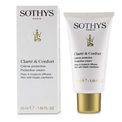 SOTHYS Protective Cream | Hydrating Face Moisturizer for Daily Use | Redness Relief,| Dry Skin Care | Diffuse Redness of the Skin