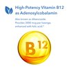 Allergy Research Group B12 Adenosylcobalamin Supplement - with Folic Acid, Vitamin B12 3000 mcg, Folate, Pure B12, Vegetarian Lozenges - 60 Count