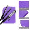HARFINGTON 3pcs Silicone Iron Hair Curling Pads, Multipurpose Iron Hot Resistant Mat Hair Curling Plate for Hair Straightener, Hair Rollers and Hair Styling Tools, Purple