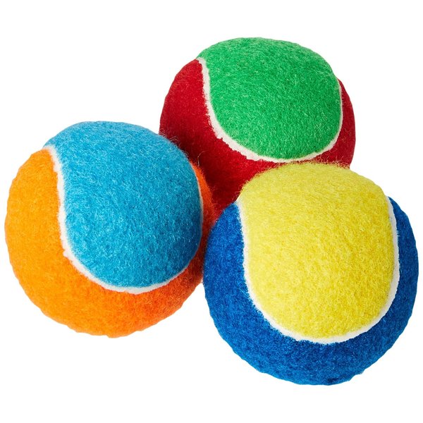 Petface Squeaky Tennis Balls for Dogs, All Breed Sizes (Pack of 3)