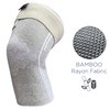 ArthritisHope Knee Compression Sleeve made from Bamboo Rayon Fabric (5XL) for Knee Pain with Strap, Running, Weightlifting, Arthritis, Sports, Gym, ACL (Men and Women)