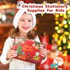 CCINEE 216 Pcs Christmas School Stationary Set for Kids,24 Sets Xmas Party Favors Bulk with Pencils Erasers Treat Bags Stickers for Christmas Goodie Bag Stuffers Gift Exchange Holiday Party Supplies