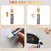 Touch Up Paint for Cars, White Car Paint Scratch Repair, Two-In-One Car Touch Up Paint Fill Paint Pen, Quick & Easy Solution to Repair Minor Automotive Scratches 0.4 fl oz