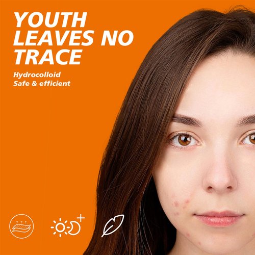 Leoezx™ Hydrocolloid Patches(72PCS) Skin Patches Acne Pimple Patch Cystic Acne Patch Invisible Face Blemish Patches Zit Patches Micro dot pimple patch Acne spot dots