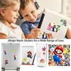 110 Pcs Mario Party Favors, Mario Birthday Decorations, Super Inspired Mario Birthday Party Supplies, Included Slap Bracelets, Plastic Mario Bags, Mario Stickers, Kids Stamps for Goodie Bag Stuffers