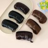 VANTOBEST Hair Bun Invisible False Hair Clip Hair Base Bump Fluffy Hair Pad Styling Insert Tool Fluffy Princess Styling Increased Hair Pad Hair Extensions Accessories (Dark Brown)