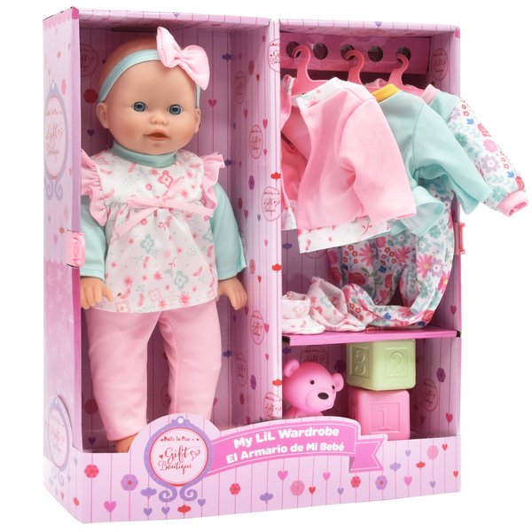 Soft Body Baby Doll 14 Inch Doll with Clothes Set and Accessories