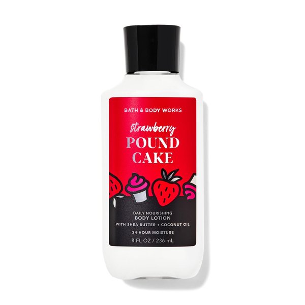 Bath Body Strawberry Pound Cake Nourishing Body Lotion | 8 Fl Oz
