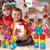 Feoxialy Magnetic Tiles for Kids Ages 3-5 4-8 STEM Educational Gifts Toys for 3 4 5 6 7+ Year Old Boys Girls Magnet Building Blocks Beginner Set Sensory Toddler Toys for Age 3-4 Christmas Birthday