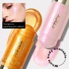 HOSAILY Jelly Highlighter Stick, Natural Brighten Shimmer Light Cream Luminizer, Silky Smooth Long-lasting Glowing Soft Cream Highlighter for Face Cheekbone Body Glitter Illuminator Makeup03#