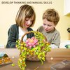 Flower Bouquet Building Set with LED Light, Flowers Basket Bonsai Botanical Collection Building Toys for Adults And Kids, Home Decor Gift for Valentine Day, Birthday, Christmas Day（691PCS）
