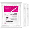 Flextiva Disposable Plastic Vaginal Cream Applicators - Threaded End to Fit OTC Gel or Cream Products - Accurate Dosage Markings Measurements - 20 Pack