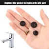 Faucet Washers,58 Pack Faucet Washer Assortment Kit Faucet Parts Washer Flat and Beveled Rubber Faucet Washers Assortment Replacement Kit for Repairing Faucet Leak Worn Out Washer Replacements