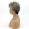 Short Blonde Synthetic Wigs for White Women with Bangs Cute Ash Blonde Natural Wavy Hair Wigs Daily Use