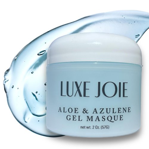 Aloe & Azulene Gel Masque Hydrating & Soothing Facial Mask Hyaluronic Acid Lavender Green Tea Men Womens