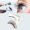 White False Eyelashes Clip- 5g Portable Magnetic Eyelash Applicator SetApplicator Magnetic Lashes Kit for Lounging, Home,Travel and Business Trips， Easy to Use Lash Applicator Tool Kit False Lashes