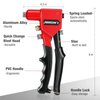 Arrow Hand Riveter Kit, RT187M Professional Pop Rivet Gun with 3/32", 1/8", 5/32", 3/16" 100 Pieces Rivets (Each 25 Pieces), Great for Metal, Gutter and Automotive Work