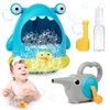 Firsting Shark Baby Bath Toys, Shark Bath Bubble Machine, Toddler Bath Toys with 2 Attachments for Lots of Bubbles, No Battery Required
