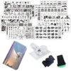 VNC 21 Pcs Nail Stamp Plates Set 16 Plate 2Stamper and 2 Scraper 1storage Bag Nails Art Stamping Plate Scraper Stamper Set Leaves Flowers Animal Nail Plate Template Image Plate Set