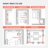 Wire Curtain Hanging System - (16 ft Cable) - Room Divider Curtain Rod - Curtain Wire Hanging System - Wire Curtain Rod Room Divider - Wire for Curtain Hanging Room Divider // Willow & Eva