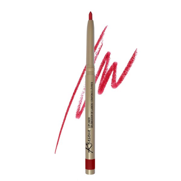 Khasana Lip Liner - Automatic Pencil, Smooth Creamy Application, Long-Lasting, Nourishing & Moisturizing Formula. Transfer-Proof (Hot Red 34, 13.5)