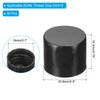 PATIKIL 20/410 Replacement Flip Caps, 30Pcs Inner Dia 0.8" Plastic Reusable Non-Spill Bottle Lid for Paint Dispensing Squeeze Shampoo Drinking Bottles, Black