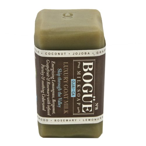 Handmade Goat Milk Soap- No.8 Skip Through the Valley with Cedarwood, Lemongrass, Rosemary & Bergamot