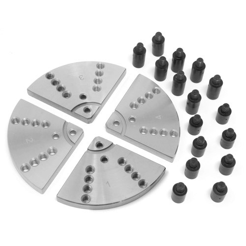 WEN LA421F 5-Inch Flat Lathe Chuck Jaws for Bowl Turning
