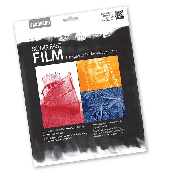 Jacquard Solarfast Dye Film 8.5 X 11 8/Pkg