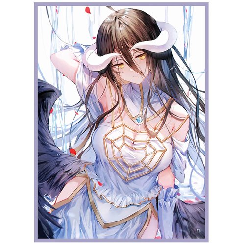 60ct (Albedo) Holographic Standard Size Cards for MTG/TCG/PTCG Art Anime Printing Card Sleeves Protectors 67x 92 mm (Holo_67x92_A18)