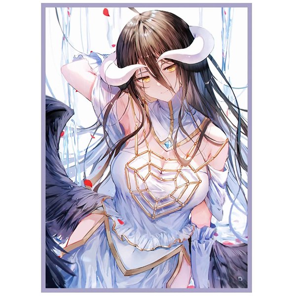 60ct (Albedo) Holographic Standard Size Cards for MTG/TCG/PTCG Art Anime Printing Card Sleeves Protectors 67x 92 mm (Holo_67x92_A18)