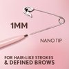 Covergirl Clean Fresh Brow Nano, 700 Black Brown, Eyebrow Pencil, Ultra-Precise Tip, Waterproof, Transfer-Resistant, Built-In Spoolie, Vegan Formula, 0.001oz