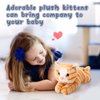 Harrycle 3 Pcs 9 Inch Stuffed Cat Animal Plush Cat Cute Stuffed Cat Plush Toys Small Cat Stuffed Animal Sleeping Gifts for Kid Classroom School Pet Party Favors Supplies Decoration(Classic Style)