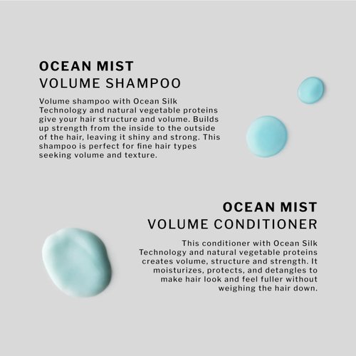 Sachajuan Ocean Mist Shampoo and Conditioner Set - Ocean Silk Technology Gives Hair Volume, Structure, and Strength - Set of 2 (8.45 oz)