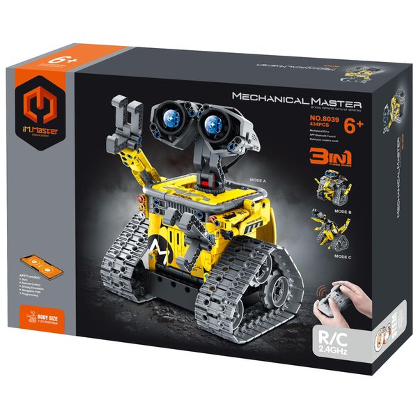 iM.Master STEM Academy: Mechanical Master - R/C 3-in-1: Robot Dinosaur - 430pcs - Bricks Model Figures w/Remote Control, Building Blocks Activity Set