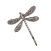 2Pcs Silver Dragonfly Hair Clip, Pins Hairpins French Barrette Bridal Headdress Wedding Retro Antique Silver Color Accessories Hair Styling Pins,Hair Accessories，Hair Pins