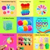 100 pcs Fidget Toys Pack, Party Favors For Kids 8-12 Mini Autism Sensory Toy Goodie Bag Pinata Stuffers Treasure Box School Prizes Birthday Party Supplies Halloween Treat Xmas Gifts For Boys Girls 4-8