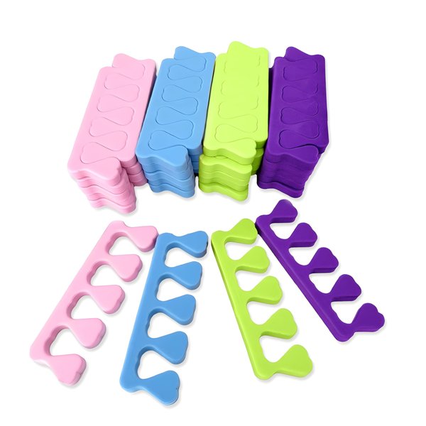 La Tartelette 12-Piece Toenail Separator Set: Nail Tools Polishing Manicure Beauty Nail Tool Nail Brush Nail Buffer Nail Care Nail Files Tool Professional Pedicure Accessories Pedicure Toe Separators