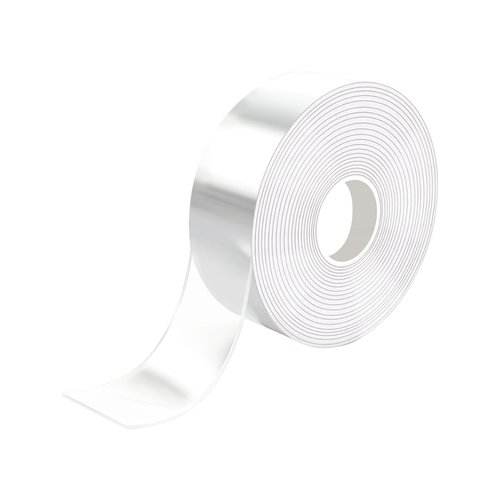 Wise Nano Double Sided Tape – Heavy Duty, Reusable, Washable, Strong Adhesive Gel Grip for Walls, Carpets, Home, Office, Removable Mounting Tape – 1.18" x 120"