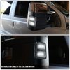 Chrome Housing White LED Side Towing Mirror Turn Signal Light Compatible with Ford F250 F350 F450 Super Duty 08-16